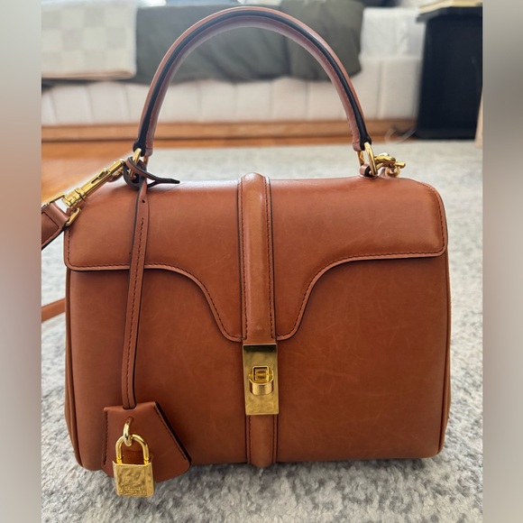 Celine Small 16 Bag in Tan Brown Natural Calfskin - Picture 1 of 10